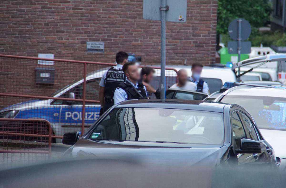 Großeinsatz der Polizei in Pforzheim