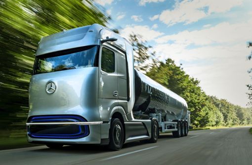 Daimler testet Trucks mit Brennstoffzellenantrieb im Straßenverkehr. Foto: Daimler AG
