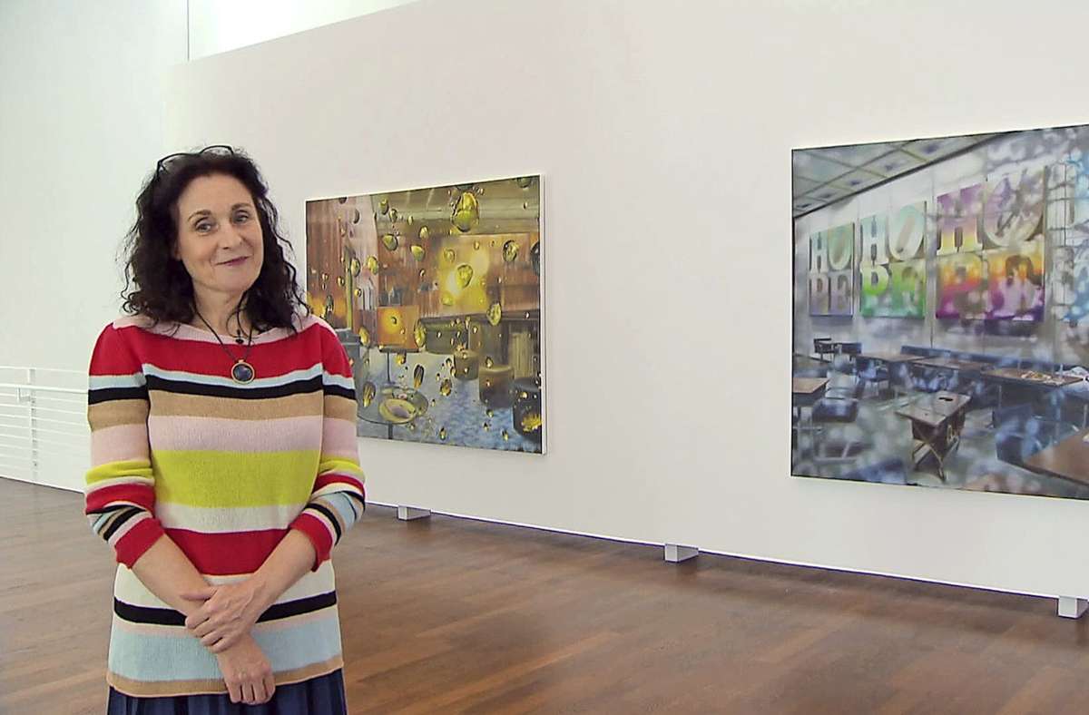 Die Malerin Karin Kneffel ist eine der zentralen Künstlerpersönlichkeiten der Galerie Klaus Gerrit Friese