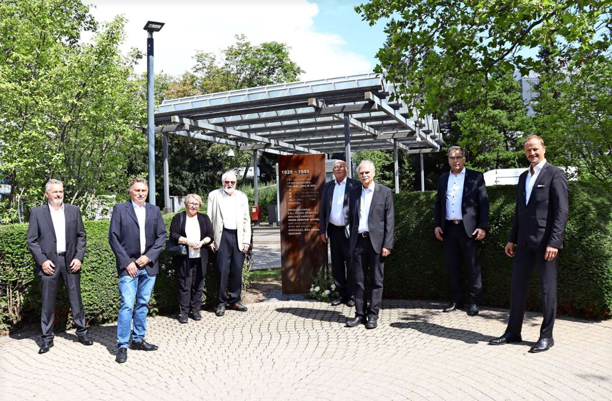 Gedenktafel in Stuttgart: Darum  lässt Bosch eine Stele für Zwangsarbeiter austauschen