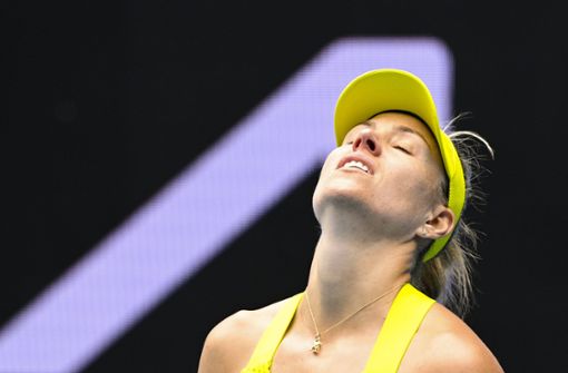 Angelique Kerber enttäuschte bei den Australian Open und schied bereits aus. Foto: dpa/Dean Lewins