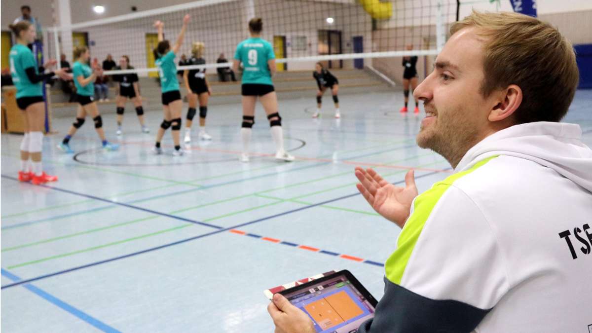 Volleyball Regionalliga: Der Tablet-Trainer der TSF Ditzingen