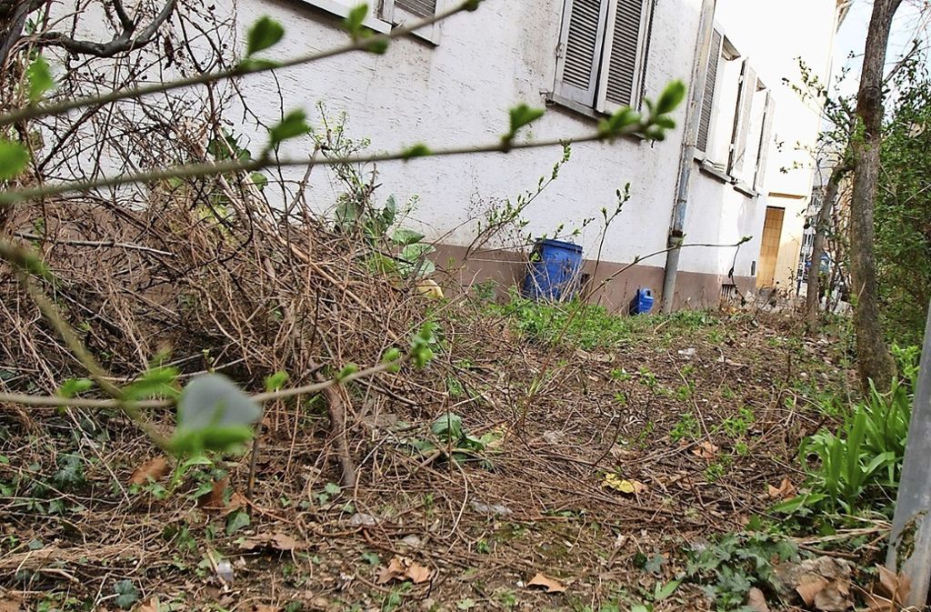 Bad CannstattPassant hat den Garten in der Spreuergasse 33 gesäubert: Die Schmuddelecke ist weg