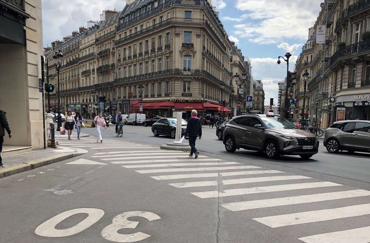 Klimaschutz in Paris: In der französischen Hauptstadt gilt seit Montag Tempo 30