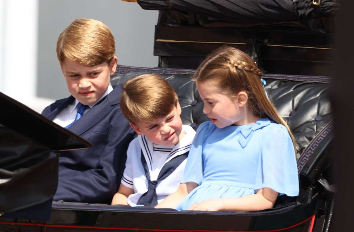 Die drei Cambridge-Kinder: Prinz George (links), Prinz Louis und Prinzessin Charlotte.