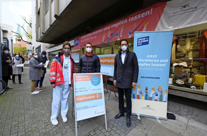 Stuttgarter Rathaus: Impfstation nach einem Tag schon wieder zu