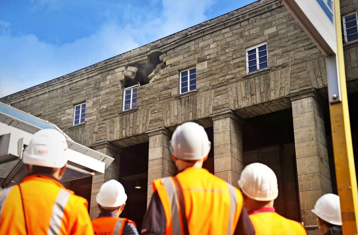 Fassadenschaden am Bonatz-Bau in Stuttgart: Am Bahnhof geht die Fehlersuche noch weiter