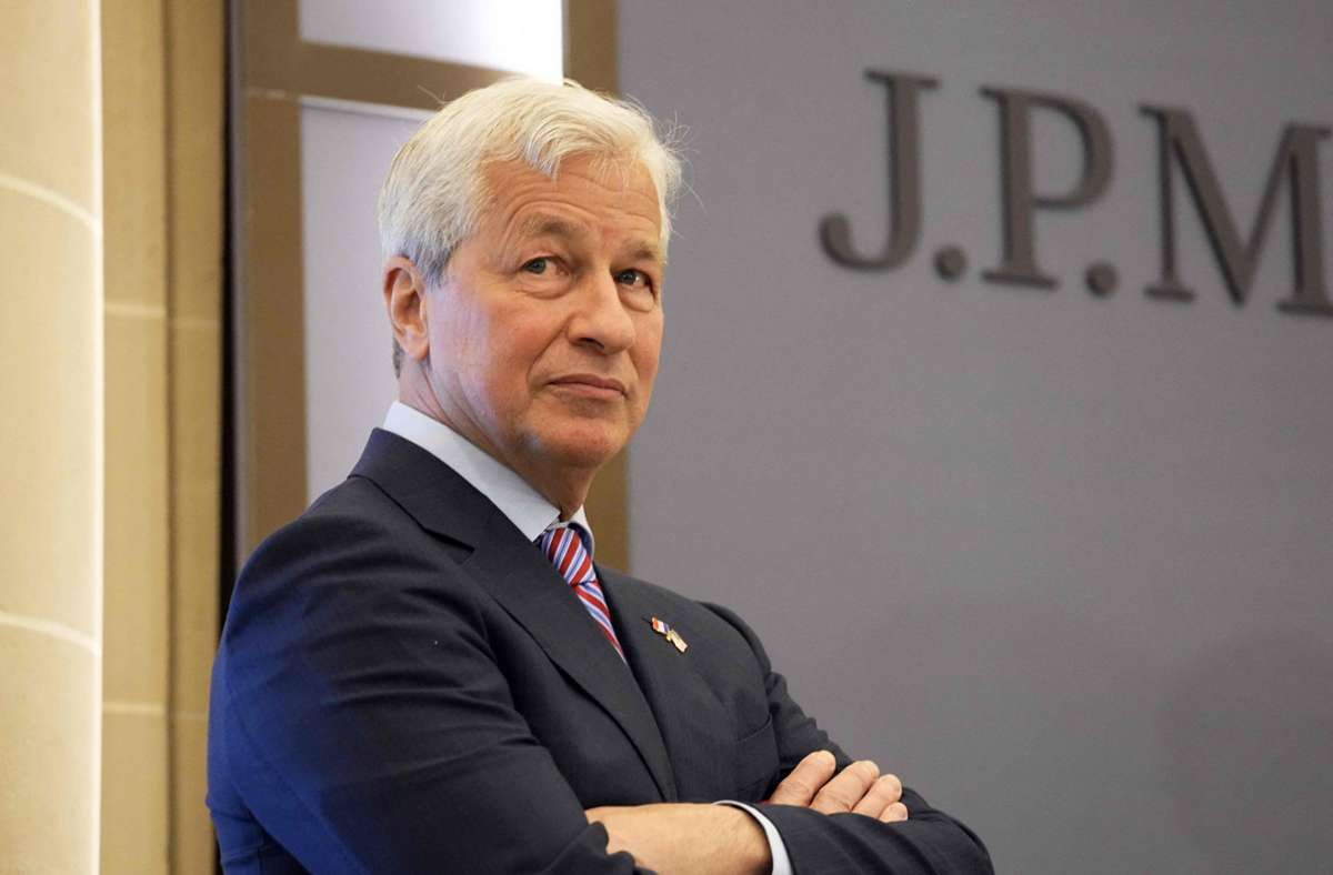 JP-Morgan-Chef Jamie Dimon präsentiert seine Quartalsbilanz am Mittwoch. Foto: AFP/MICHEL EULER