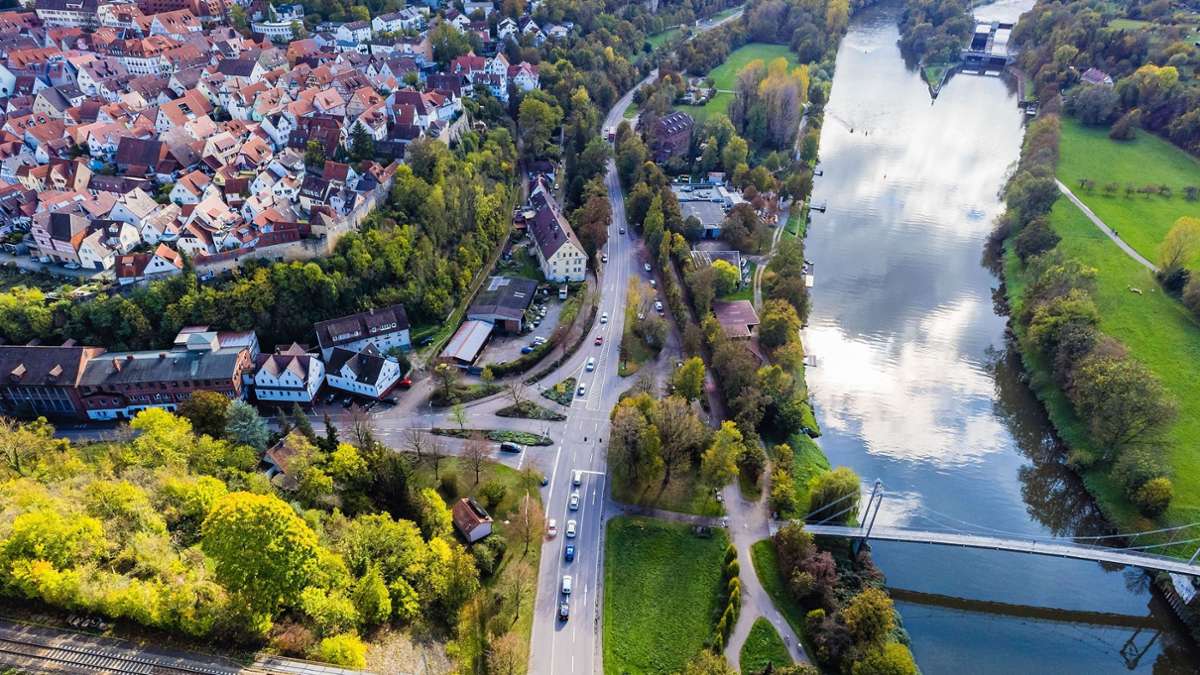Brücke  in Marbach: Oehlerkreuzung soll radfreundlich werden