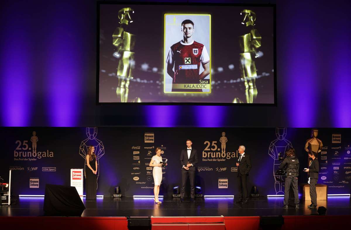 Sasa Kalajdzic erhielt die Auszeichnung als „Aufsteiger der Saison“.