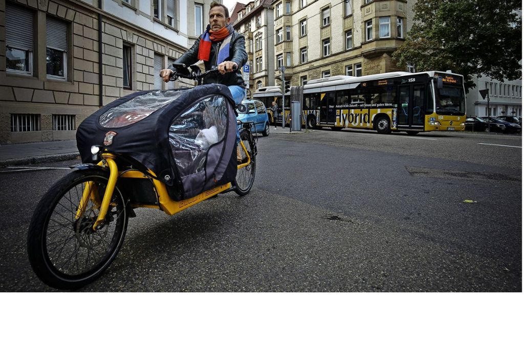 Elektrolastenräder sind im Kommen – Stuttgart gibt Zuschüsse: Ohne Auto glücklich in der Stadt