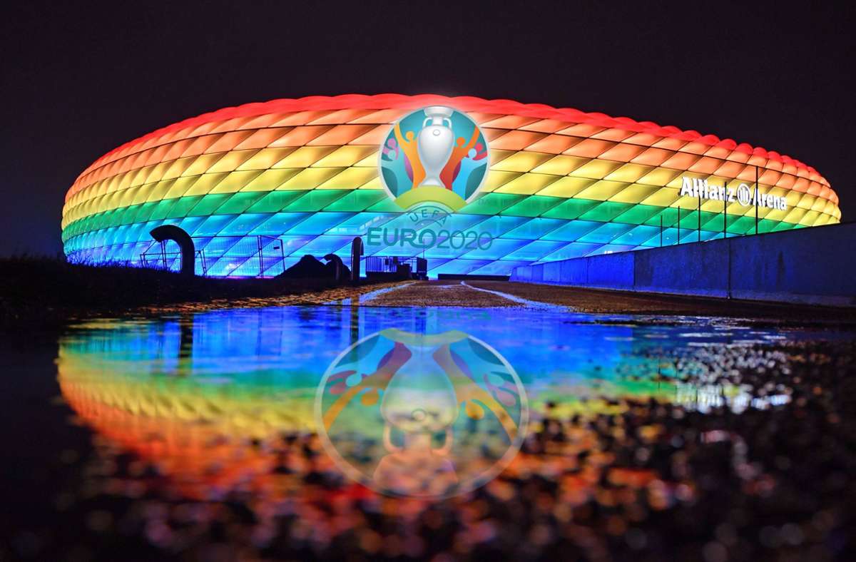 Deutschland bei der EM 2021: Stadion könnte gegen Ungarn in Regenbogenfarben leuchten