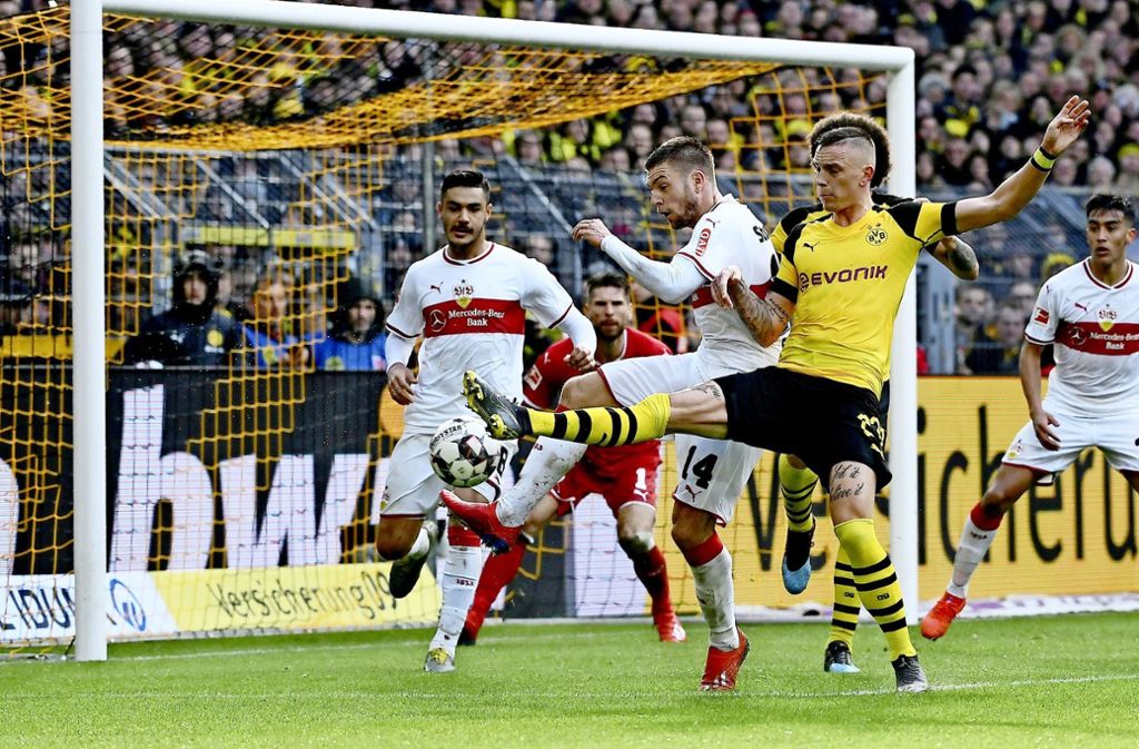 Der VfB hält beim 1:3 in Dortmund lange mit, geht aber einmal mehr leer aus: VfB fehlen die Überraschungspunkte