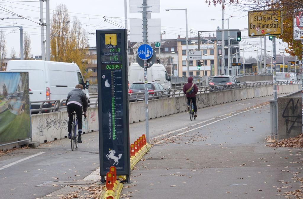 Stuttgart-Bad Cannstatt: Immer mehr Fahrradfahrer