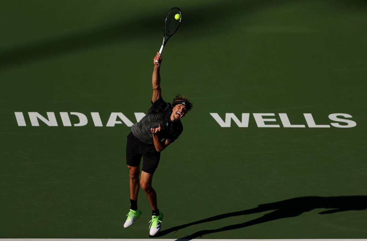 Tennis in Indian Wells: Alexander Zverev steigt zum Topfavoriten auf