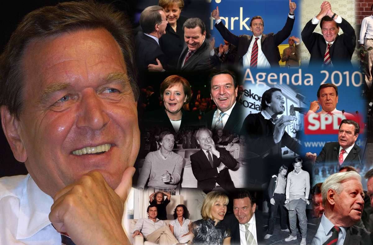 Gerhard Schröder hat eine bewegte Karriere hinter sich.