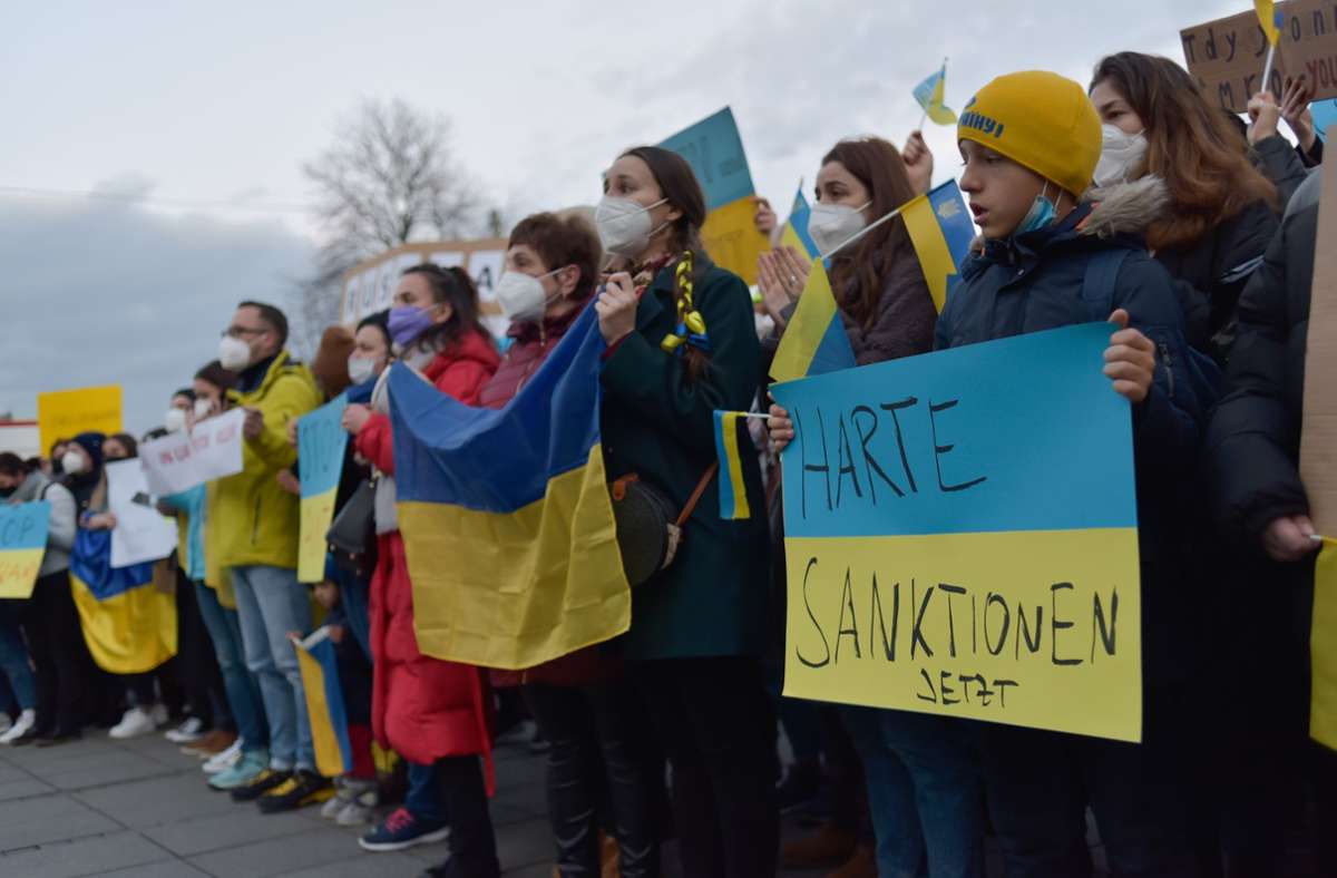 Krieg in der Ukraine: Stuttgarter Schüler wollen Friedensbotschaft anbringen