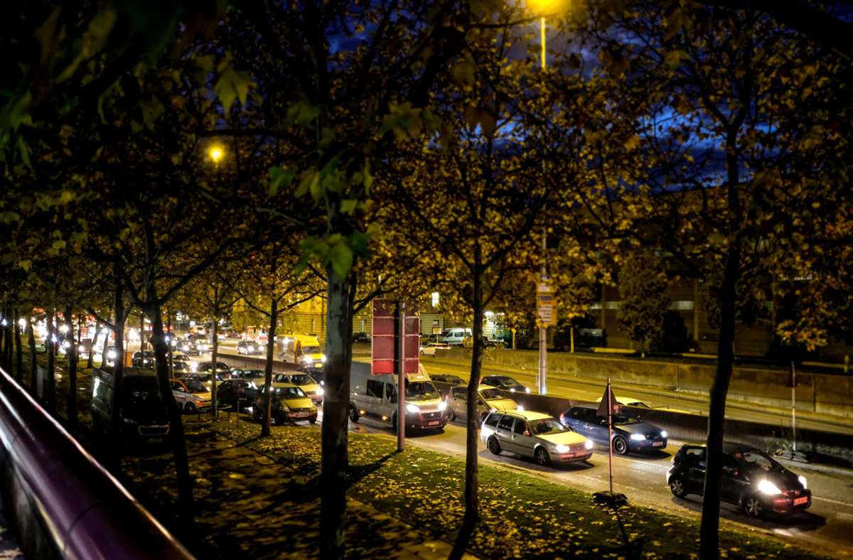 Verkehr in Stuttgart: Mega-Stau in der Stadt am Donnerstag