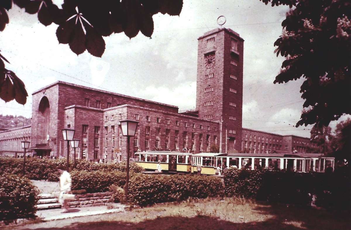 Der Bahnhof in den 1960ern.