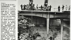 Horrorunfall von 1963  war auf der A8