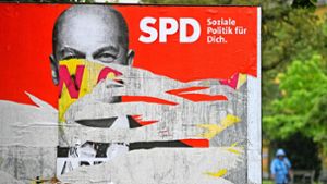 Grüne und SPD im Kreis Ludwigsburg genervt: Zerstörte Wahlplakate: „Da steckt eine Systematik dahinter“
