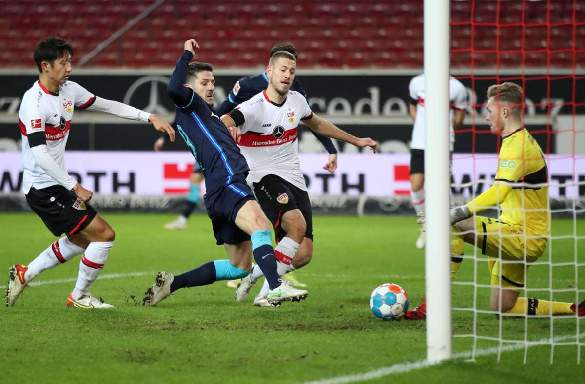 VfB Stuttgart gegen Hertha BSC: VfB verspielt gegen Korkut-Elf frühe Zwei-Tore-Führung