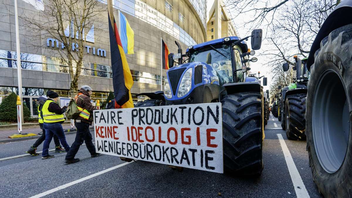 ZDF-„Politbarometer“: Mehrheit zeigt Verständnis für Bauernproteste