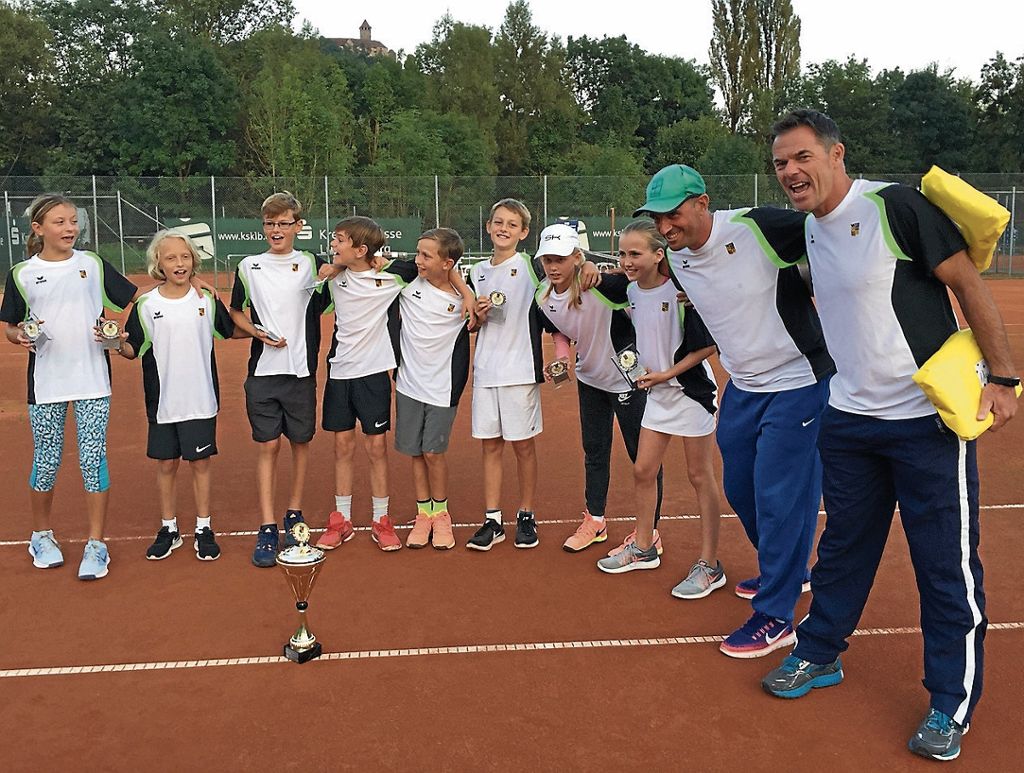 Tennis-Team gelingt erstmals die Titelverteidigung beim WTB-Talent-Cup: U-11-Bezirksauswahl schreibt Geschichte