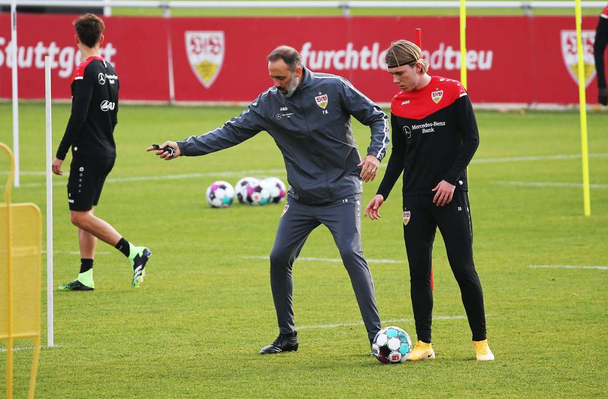 VfB Stuttgart: Start in die Trainingswoche vor dem Landes-Duell