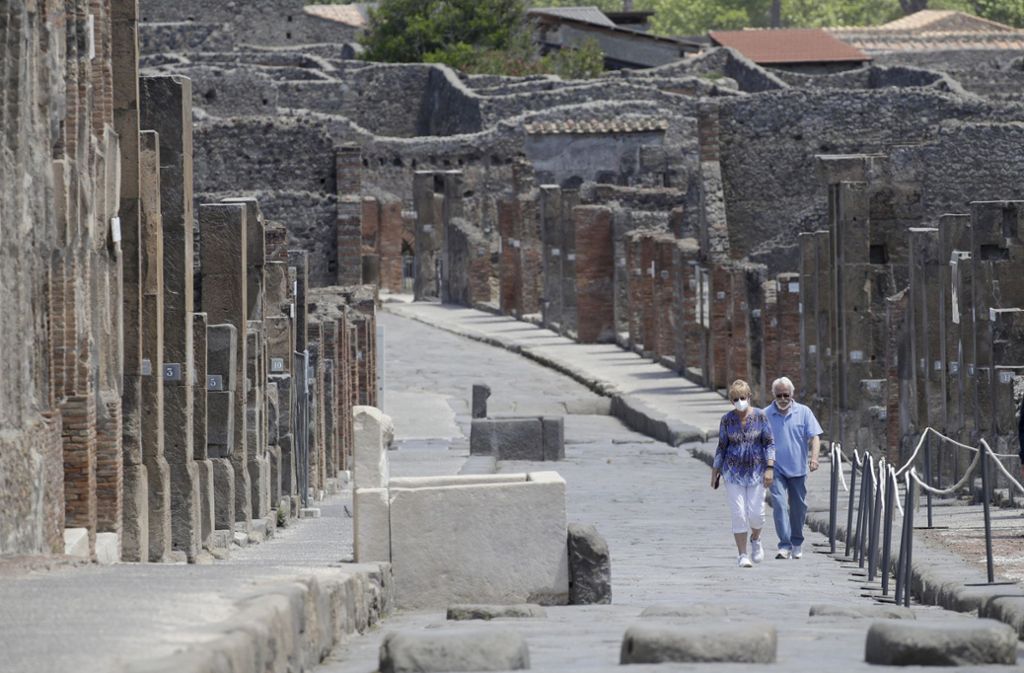 Corona-Pandemie kommt dazwischen: US-Paar wartet über zwei Monate auf Öffnung der Ruinen von Pompeji