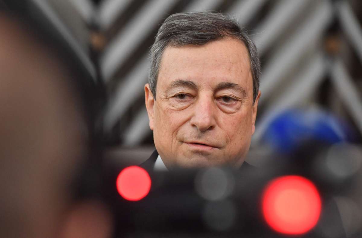 Wahlkampf in Italien: Sauer auf die Regierung – Mario Draghi hält Standpauke