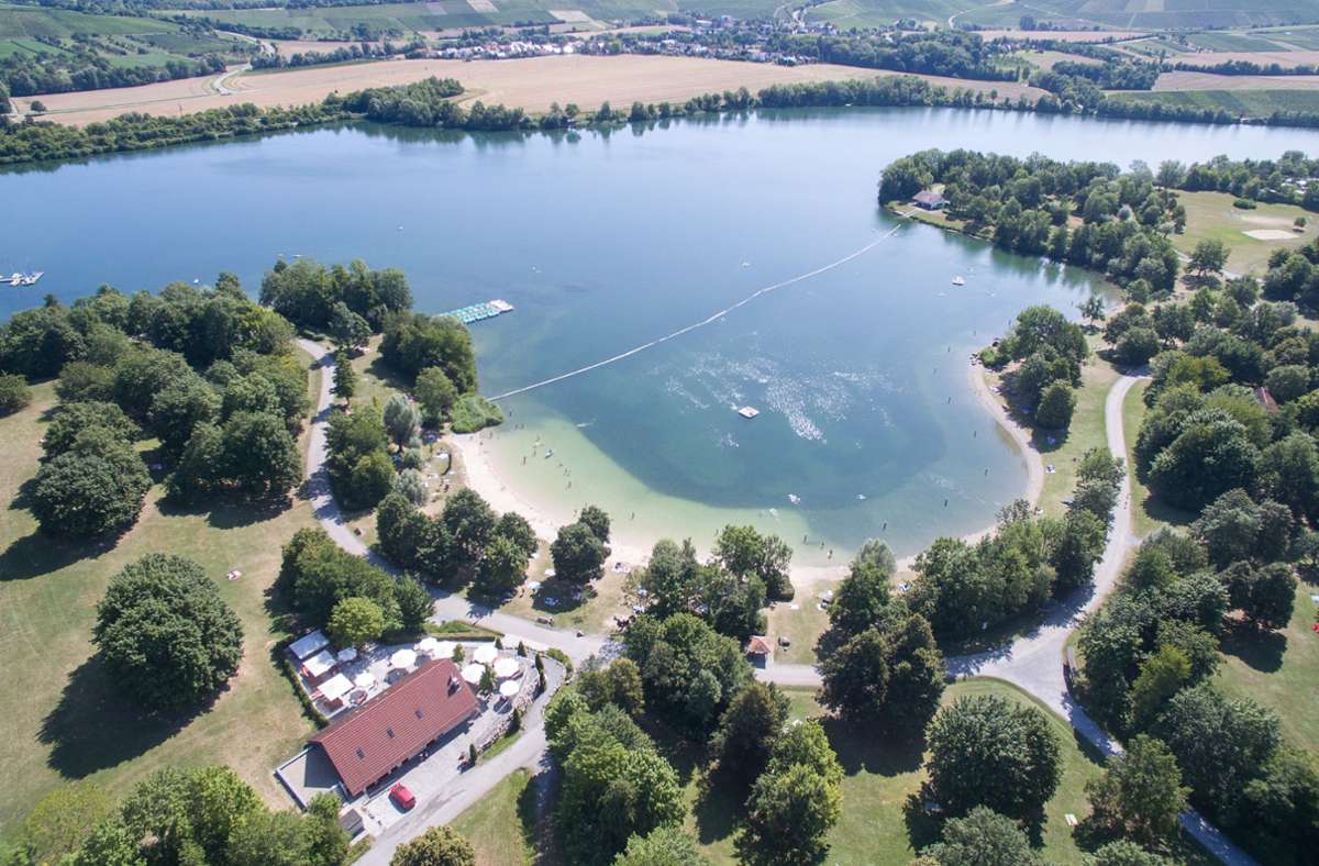 Breitenauer See bei Heilbronn: Verdacht auf Parasiten im Badesee