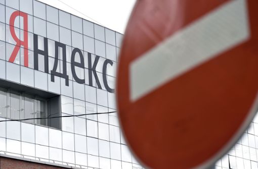Yandex ist einer der einheimischen Anbieter, auf die sich Russland verstärkt stützt. Foto: AFP/Natalia  Kolesnikova