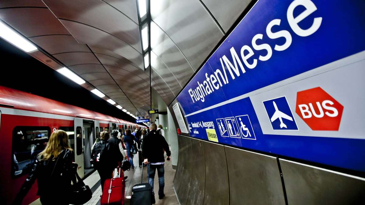 Nahverkehr  in Stuttgart: S-Bahn: Strecke zum Flughafen teilweise gesperrt