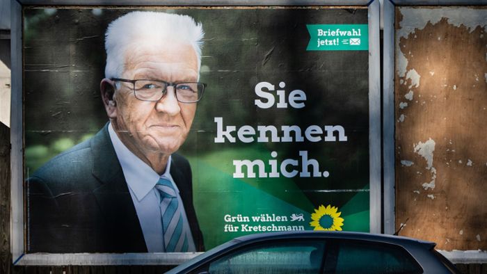 Südwest-Grüne  zehn Punkte vor CDU