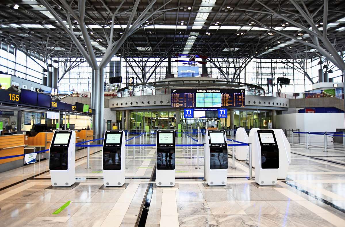 Coronavirus in Stuttgart: Pandemie kostet Flughafen  fast zehn Millionen Reisende
