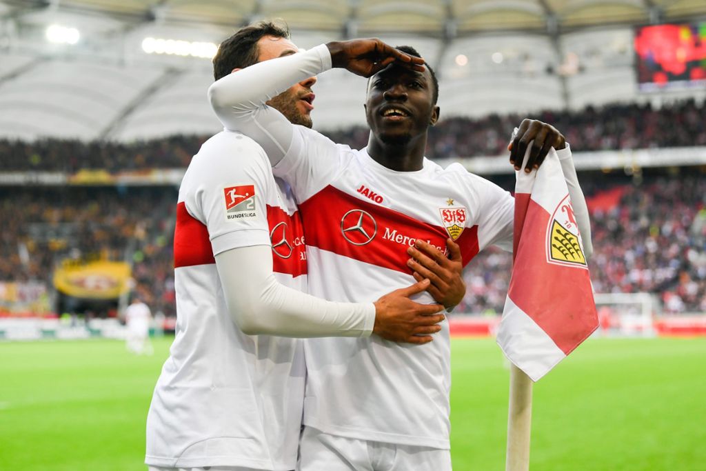Die Schwaben bleiben Tabellendritter: VfB Stuttgart gewinnt 3:1 gegen Dresden