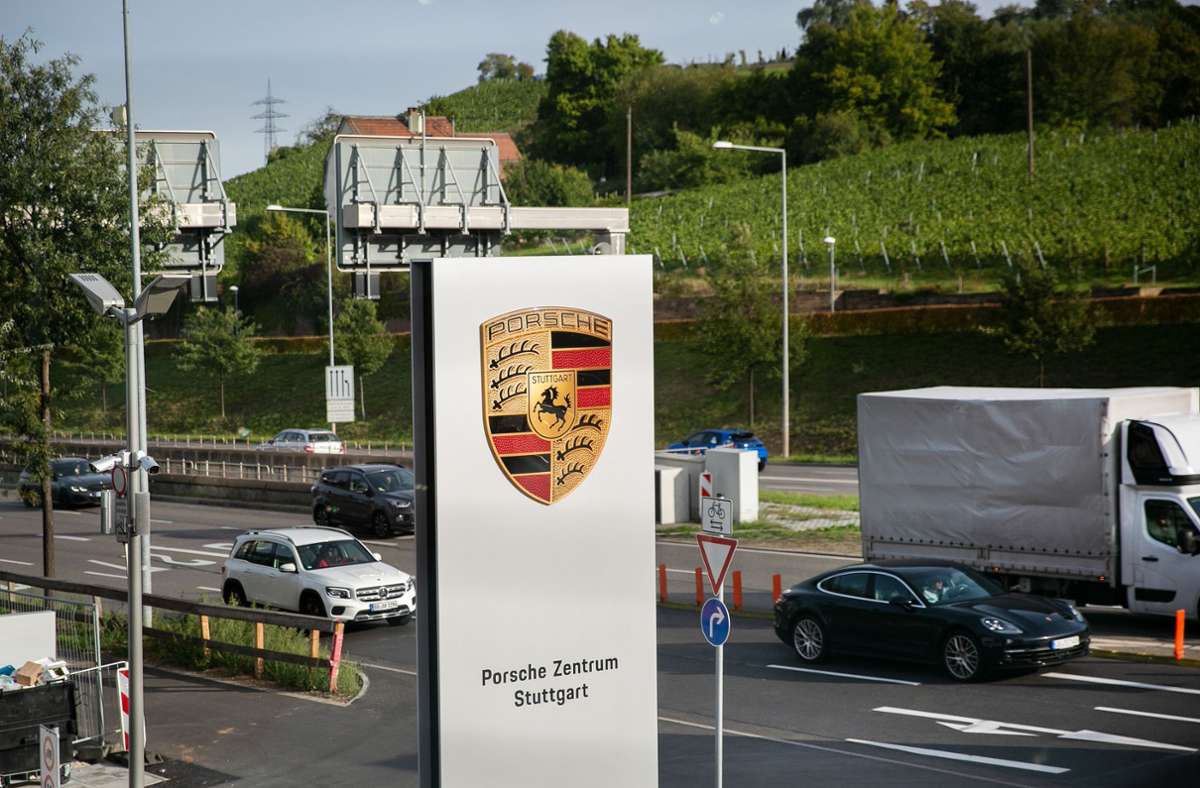 Das neue Porsche-Zentrum liegt an der Heilbronner Straße.