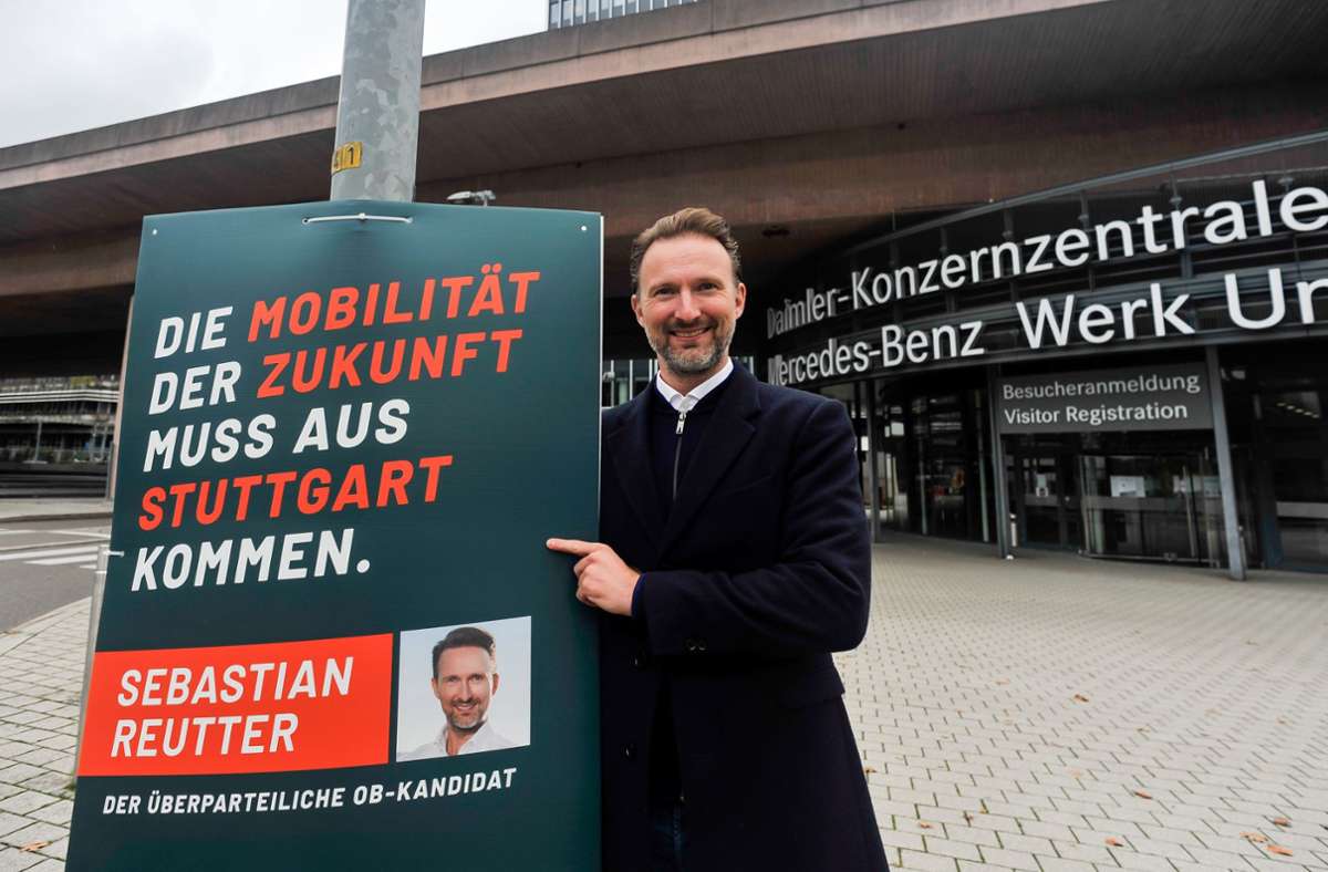 Sebastian Reutter, der Mann der  Wirtschaftsförderung Stuttgart, sucht für eine Mobilitätswende    den Schulterschluss mit der heimischen Automobilindustrie. Foto: Lichtgut/Max Kovalenko