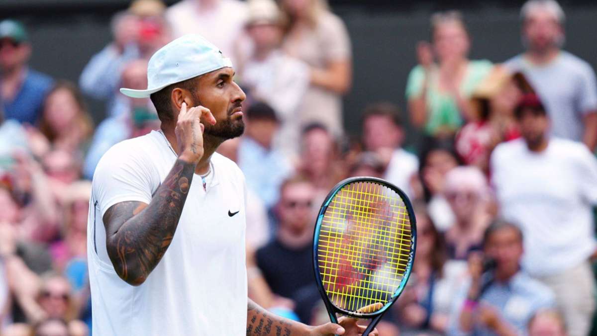 Wimbledon 2022: Nick Kyrgios kriegt  die Kurve