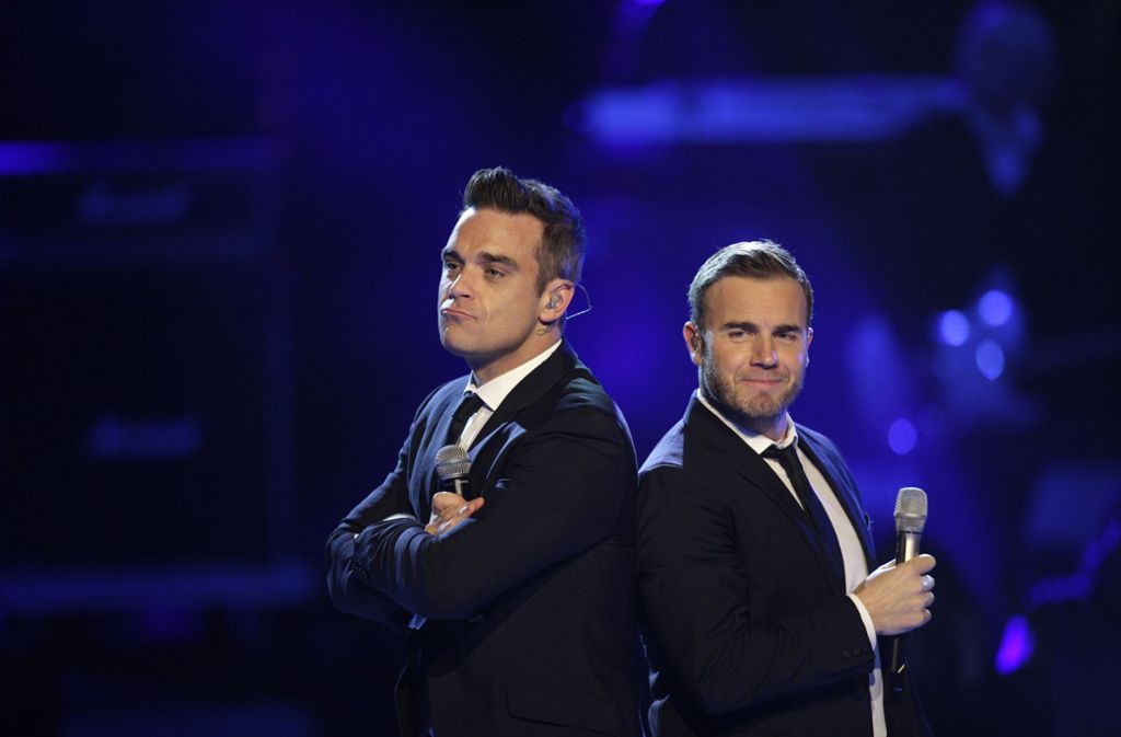 Take-That-Kumpels: Gary Barlow und Robbie Williams singen Online-Duett
