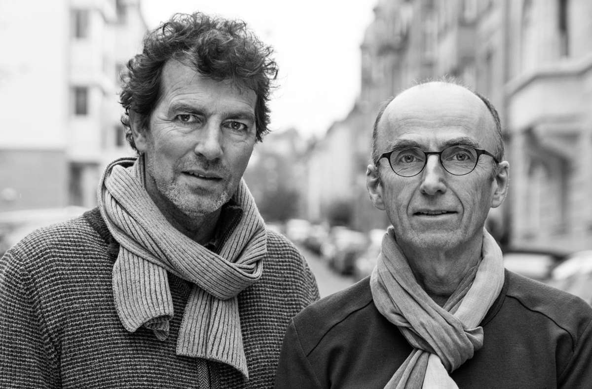 Die Stuttgarter Fotografen Andreas Langen (links) und Kai Loges, die gemeinsam als Agentur „die arge lola“ arbeiten-