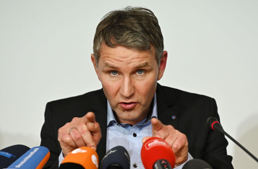 Wahl in Thüringen: AfD-Chef Höcke kandidiert bei Ministerpräsidentenwahl