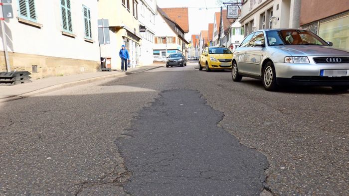 Marode Straßen werden saniert