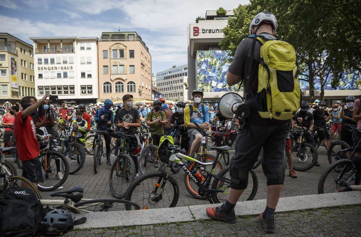 Mountainbiken in Stuttgart: Biker hoffen auf mehr legale Trails im Wald