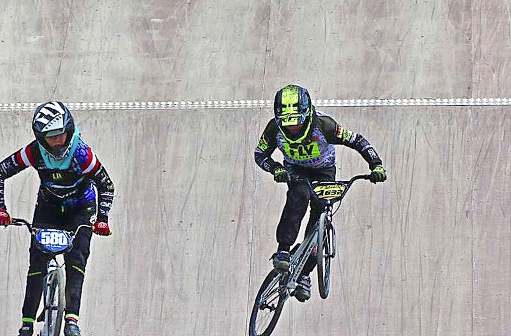 Zwölfjähriger BMX-Sportler Luca Böttger aus Mühlhausen ergattert den 2. Platz: Der große Sprung
