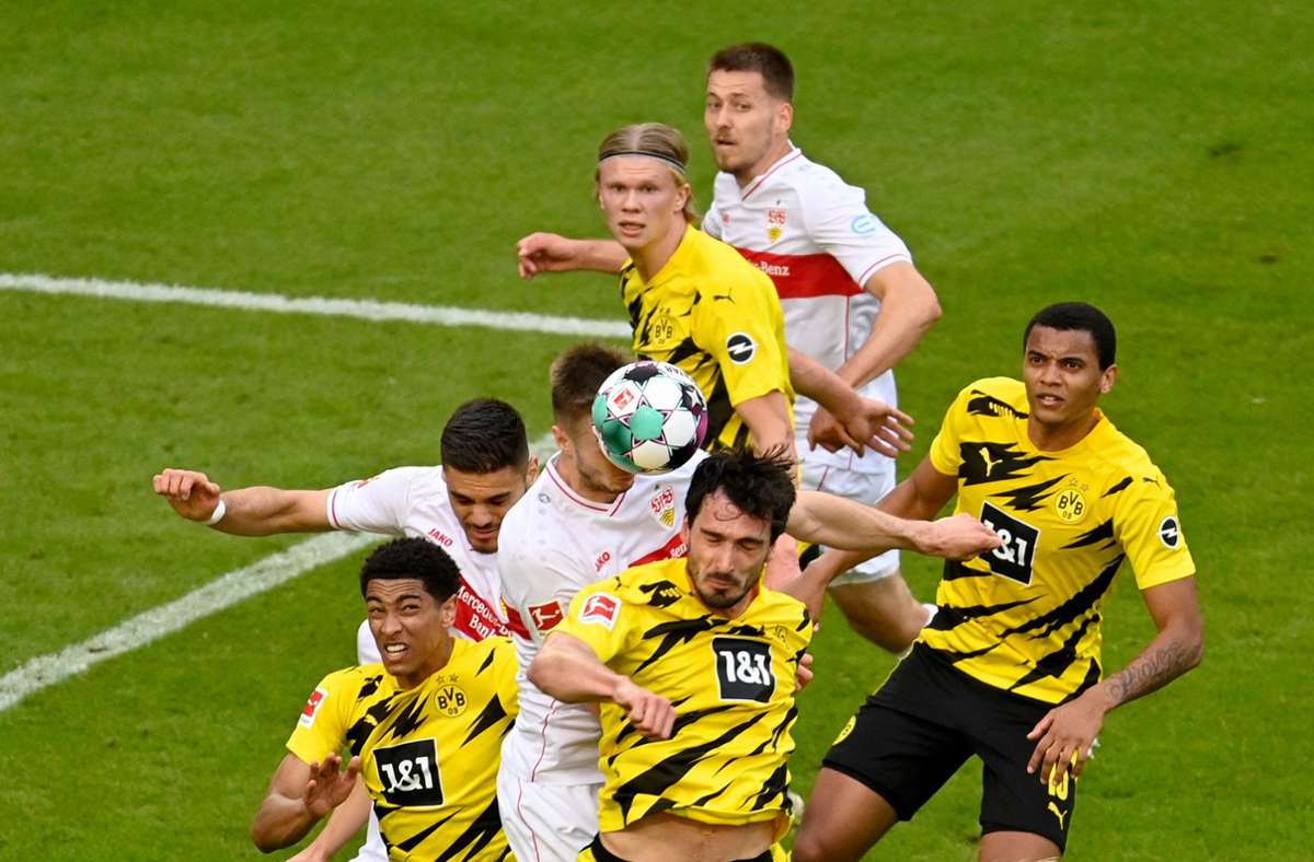 VfB Stuttgart gegen Borussia Dortmund: VfB muss sich mit 2:3 geschlagen geben