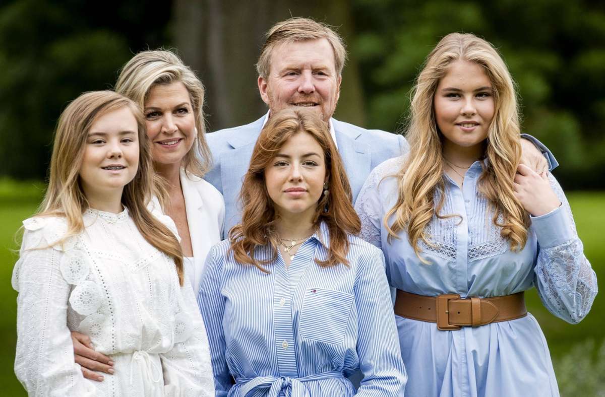 Prinzessin Alexia (Mitte) ist die mittlere der drei Töchter von Königin Màxima und König Willem-Alexander. Foto: imago images/Hollandse Hoogte