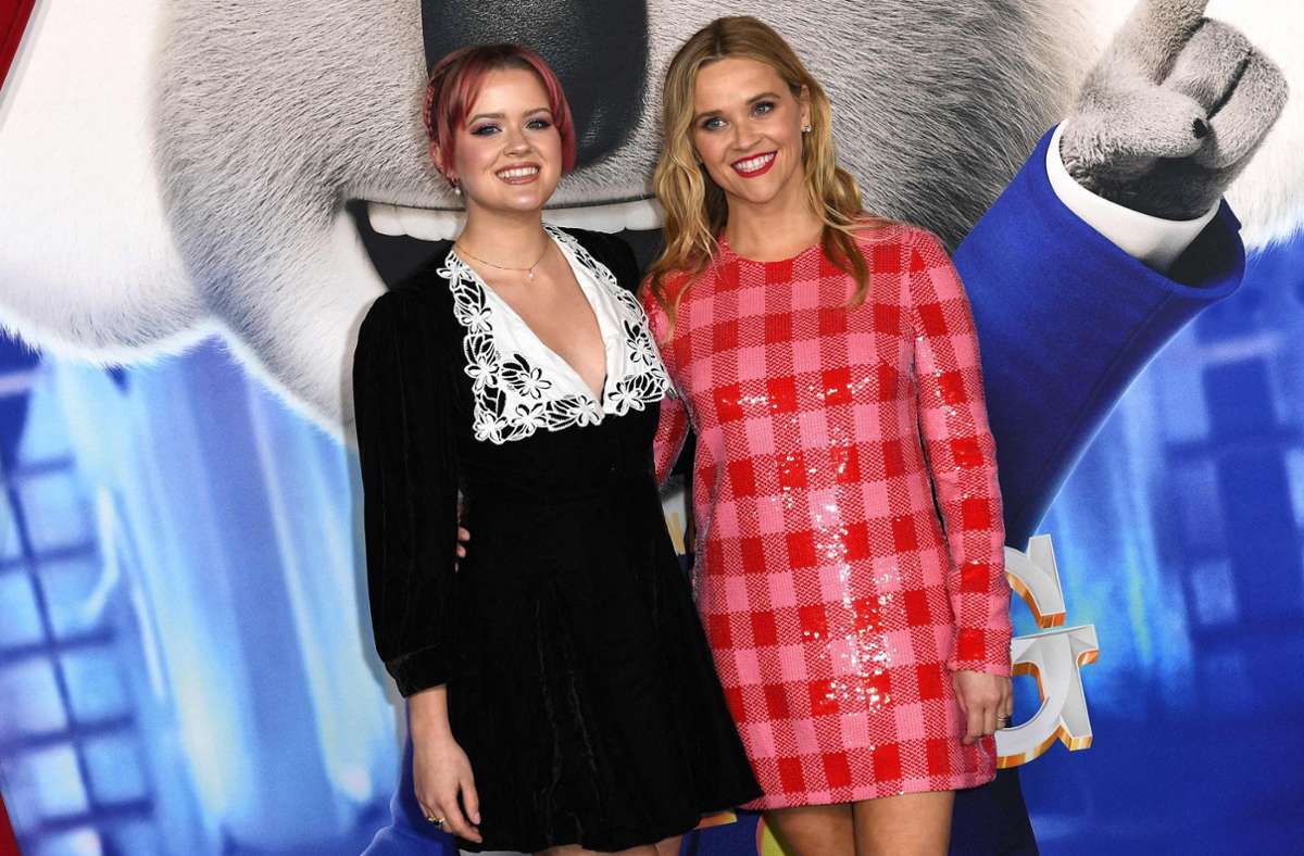 Premiere von „Sing 2“: Reese Witherspoon und ihre Tochter Ava – fast wie Zwillinge