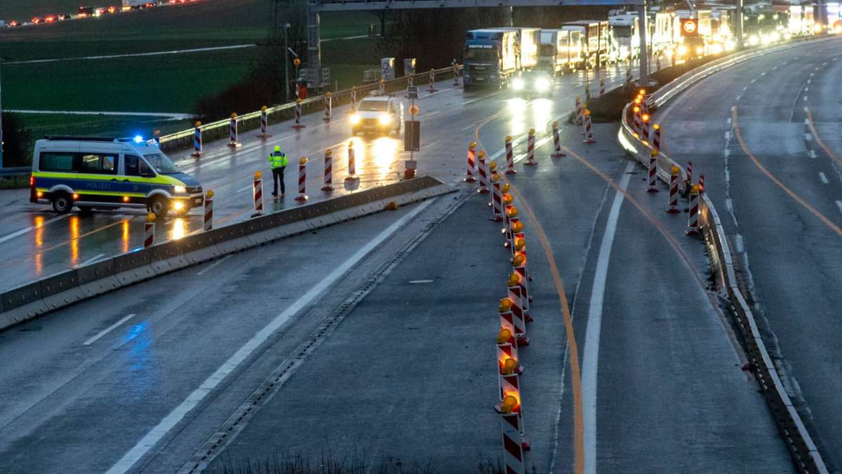 Probleme mit Engelbergtunnel: Polizei rechnet weiterhin mit starken Verkehrsbehinderungen